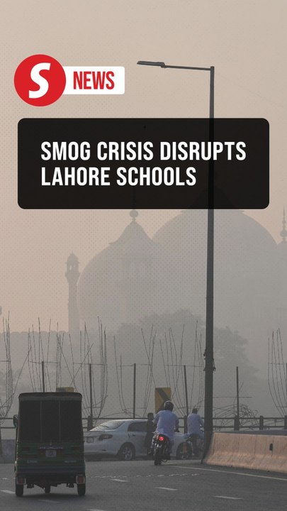 Hazardous smog prompts school schedule change in Pakistan's Lahore