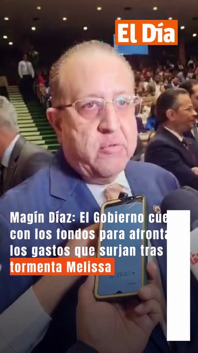 Magín Díaz: El Gobierno cuenta con los fondos para afrontar los gastos que surjan tras la tormenta Melissa