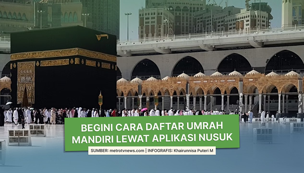 Begini Cara Daftar Umrah Mandiri Lewat Aplikasi Nusuk