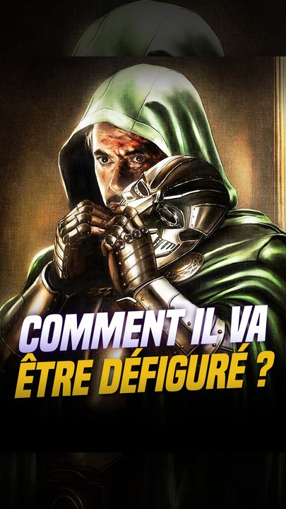 Pourquoi le visage du Doom de RDJ est-il défiguré ?