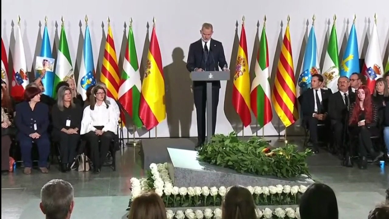 Primeras palabras del Rey Felipe