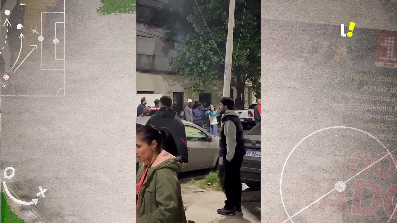 Torcedores do Racing e do Flamengo brigam na Argentina