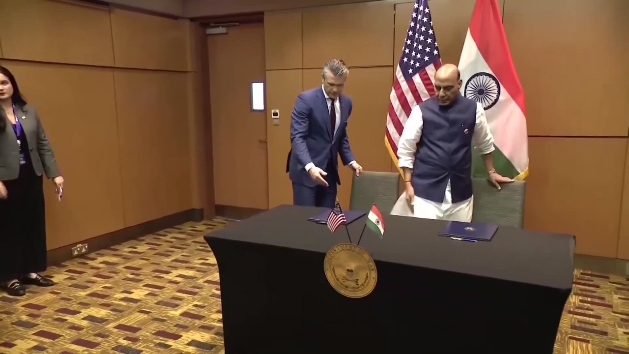 'Significant step' says Hegseth as US signs 10-year defence framework with India