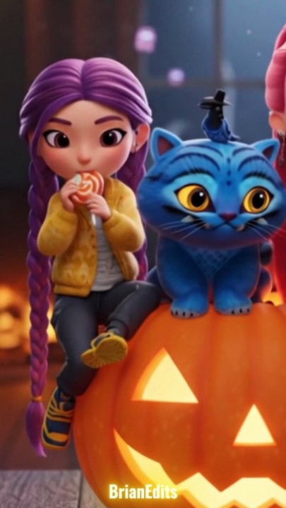 Rumi Enjoys Halloween Candies, KPop Demon Hunters #kpopdemonhunters #huntrix