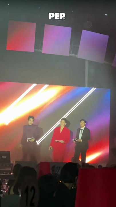 Elijah Canlas, Joao Constancia, Michael Sager on Cornerstone party stage | PEP Goes To