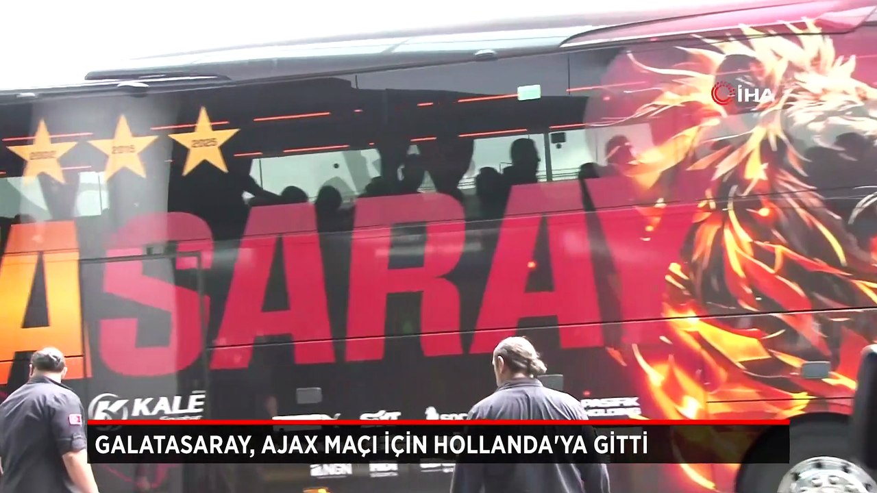 Galatasaray, Ajax Maçı İçin Hollanda'ya Gitti