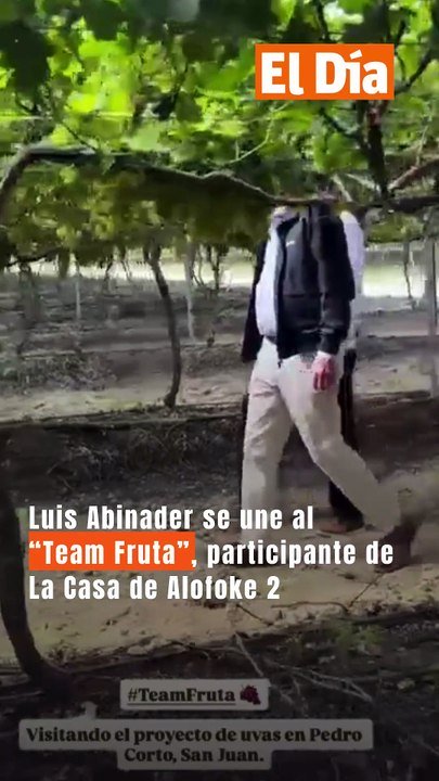 Luis Abinader se une al “Team Fruta”, participante de La Casa de Alofoke 2