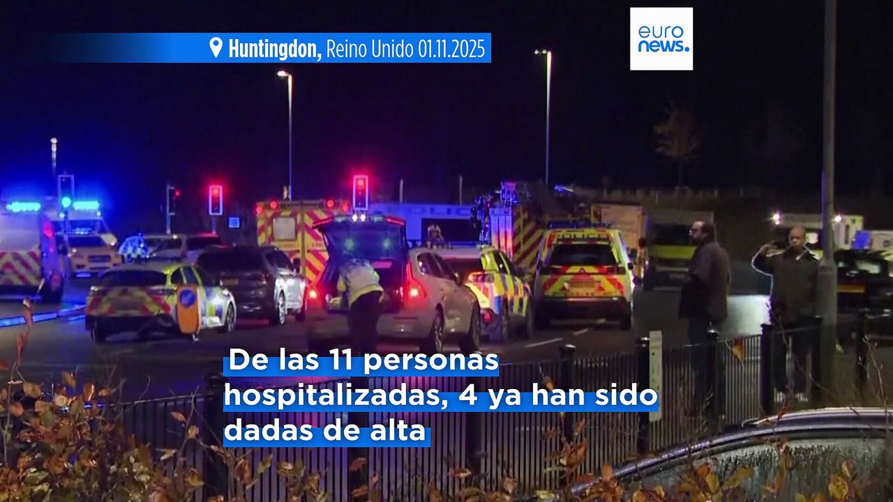 Nueve heridos en estado grave tras un apuñalamiento múltiple en un tren cerca de Londres