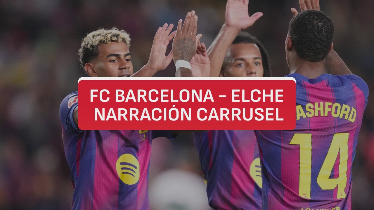 RESUMEN y GOLES del FC BARCELONA 3 - ELCHE 1