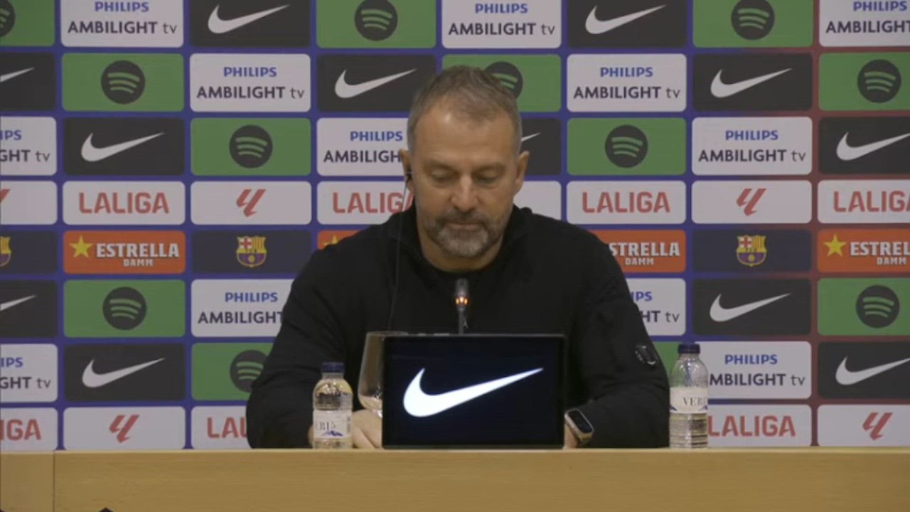 Rueda de prensa de Hansi Flick tras el FC Barcelona vs. Elche CF