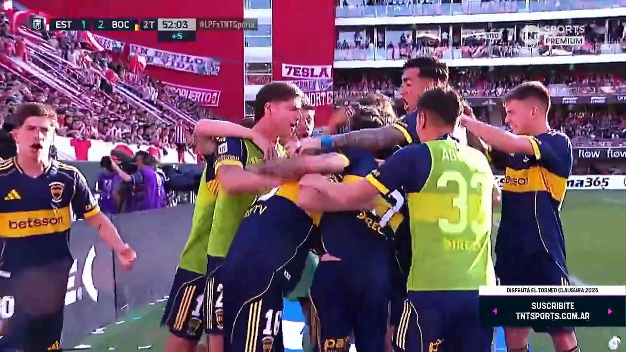 Estudiantes vs Boca: gol de Merentiel