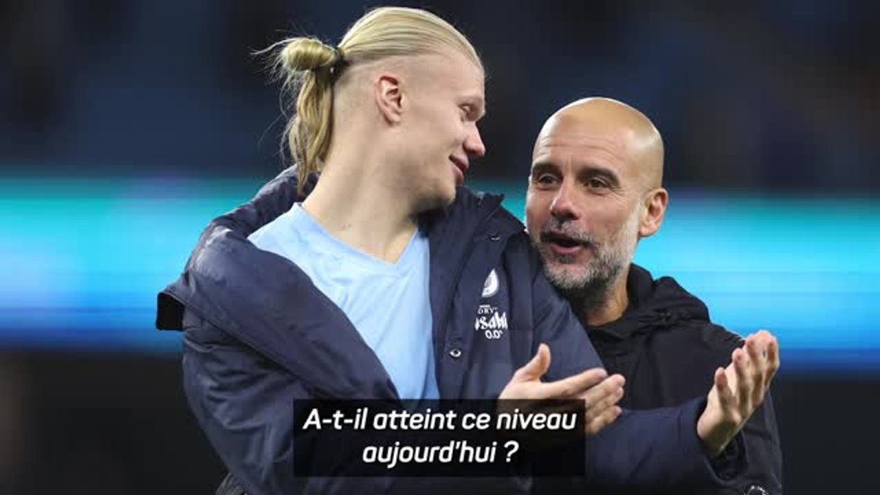 Man City - Guardiola compare Haaland à Ronaldo et Messi