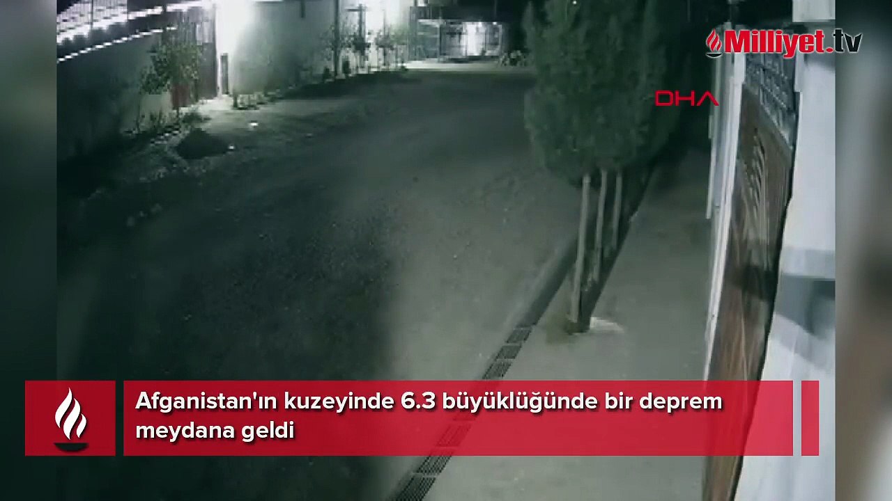 Afganistan'da 6.3 şiddetinde deprem! Can kaybı artıyor, sarsıntı anları kamerada