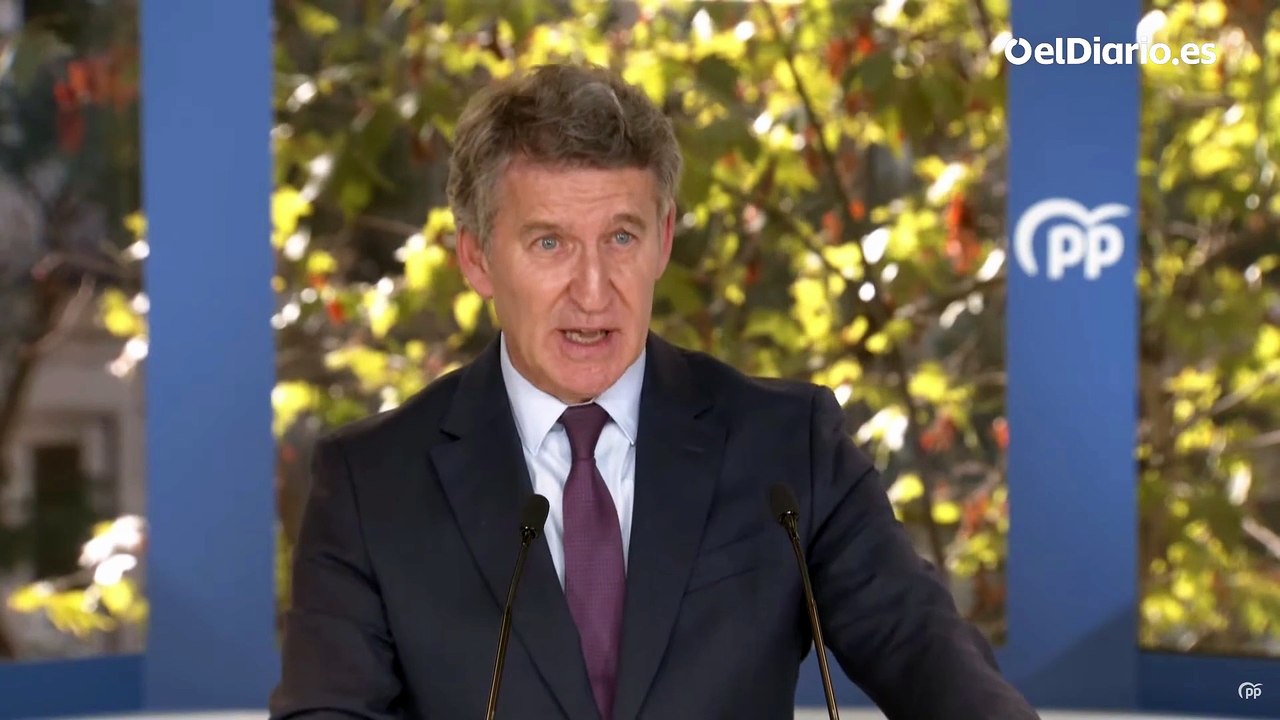 Feijoo sobre la dimisión de Mazón