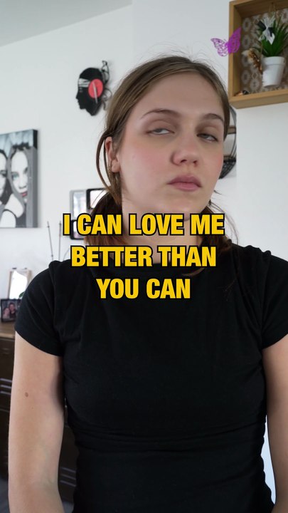 I can buy myself flowers