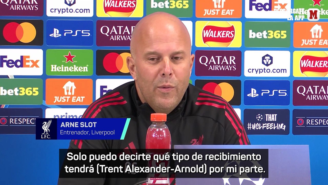 Arne Slot: "Recibiré a Trent con una cálida bienvenida"