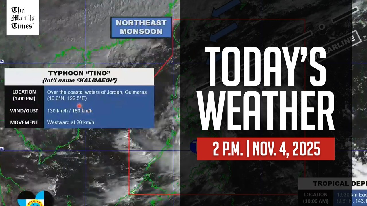 Today's Weather, 2 P.M. | Nov. 4, 2025
