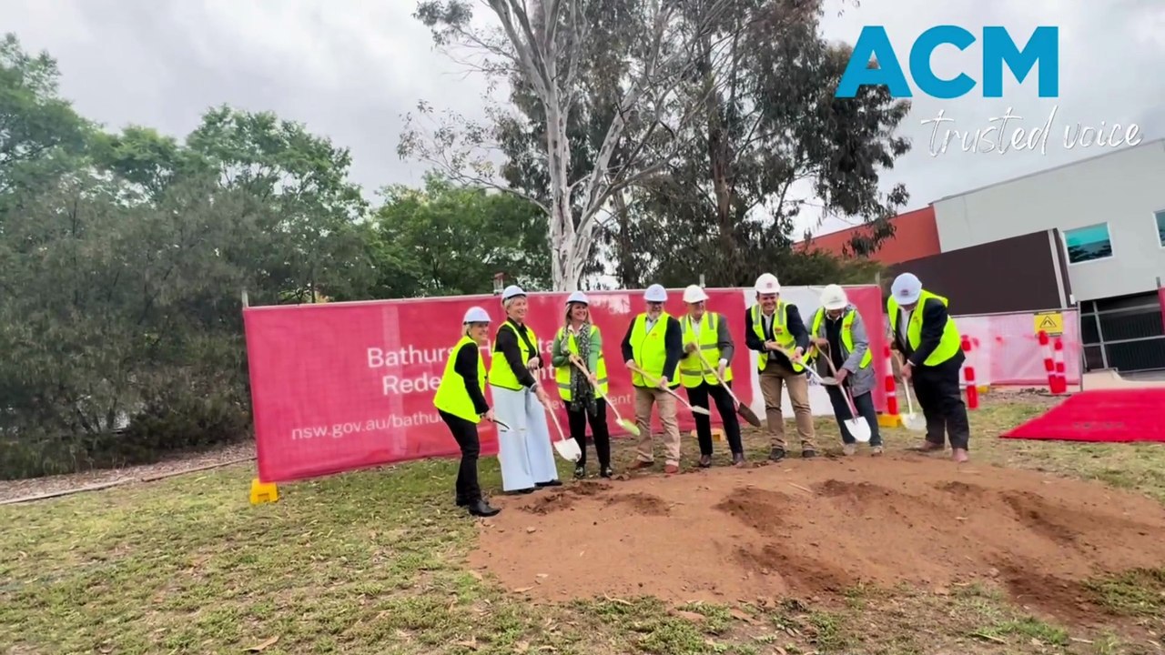 Sod turned for Bathurst Hospital redevelopment