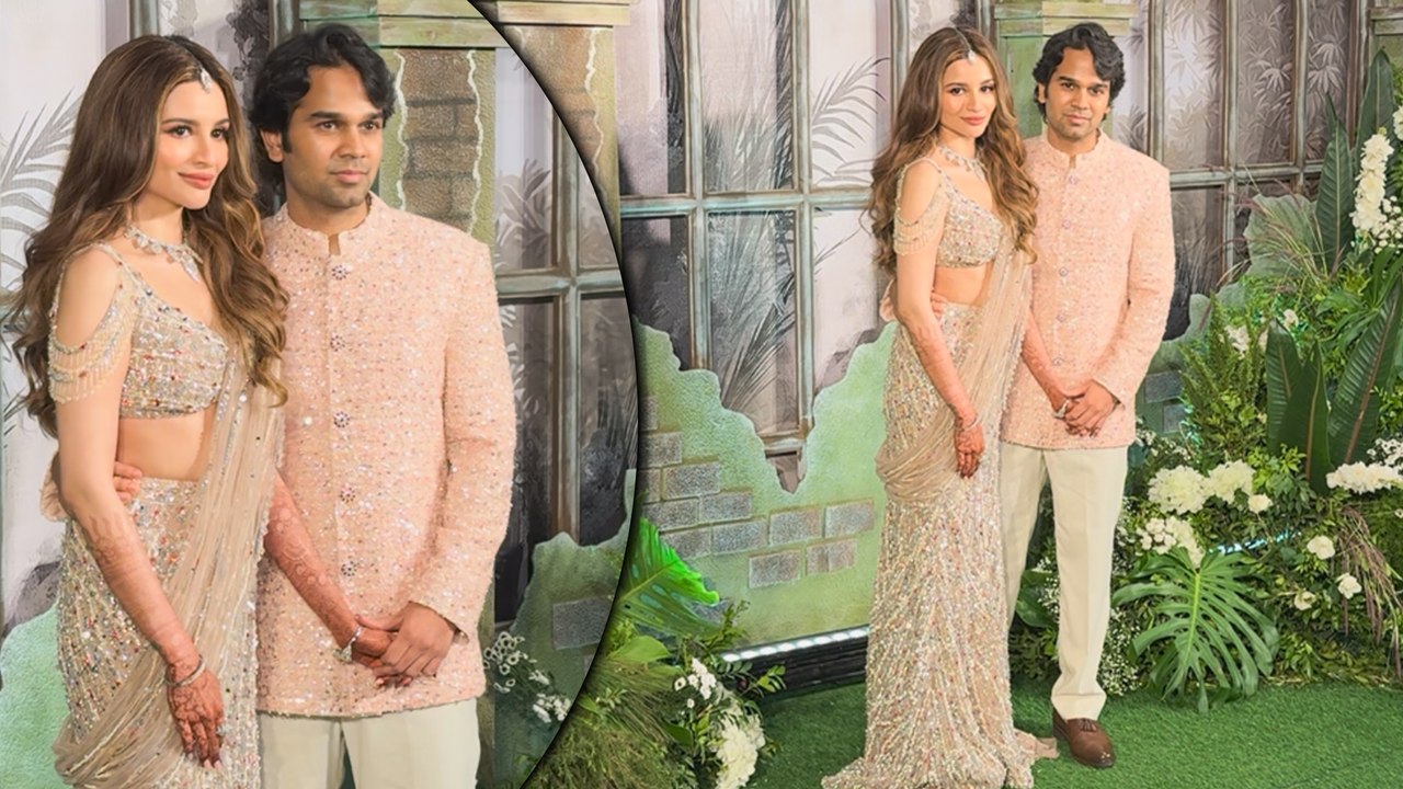 Newly Married Vedant Birla And Tejal Kulkarni’s Grand Reception Look Wins All Hearts