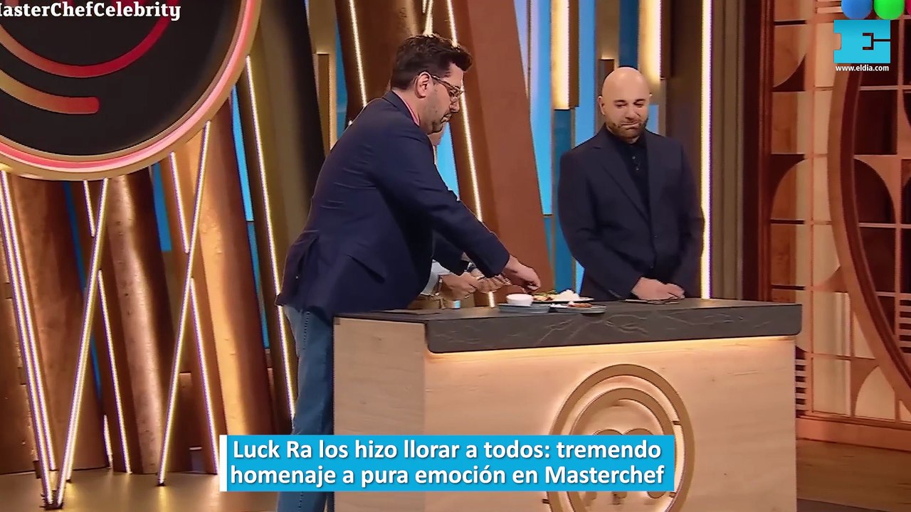 ¡Emoción al máximo! Luck Ra los conmovió a todos en un homenaje inolvidable en Masterchef 🍽️