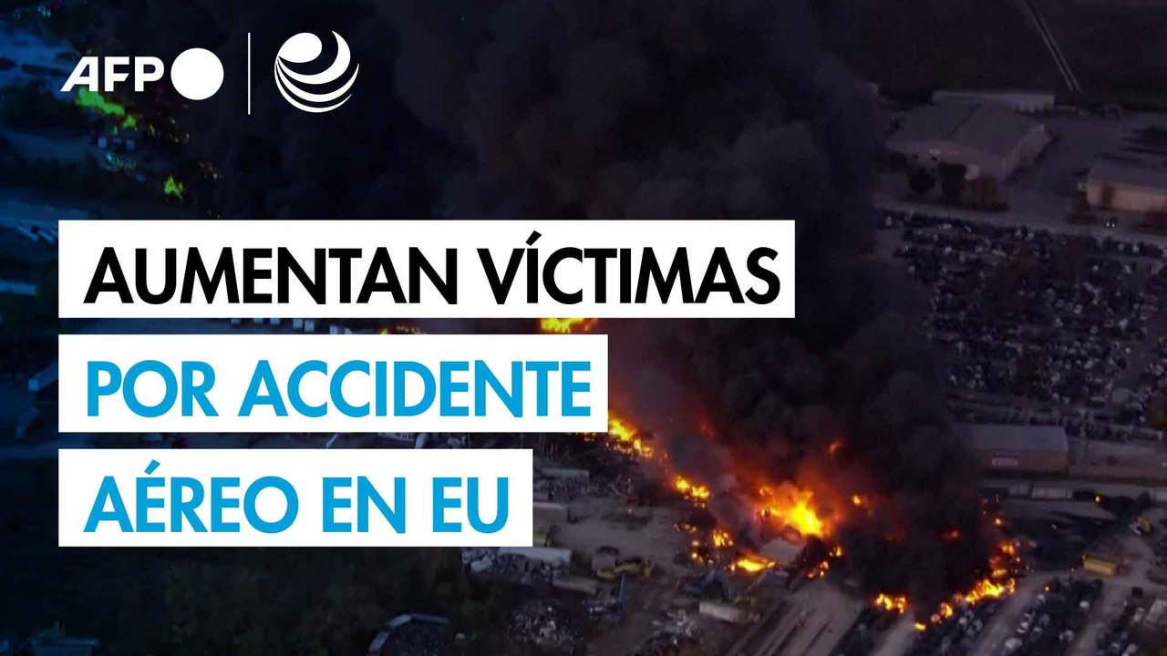 Sigue aumentando el número de muertos por accidente de avión de carga en EU