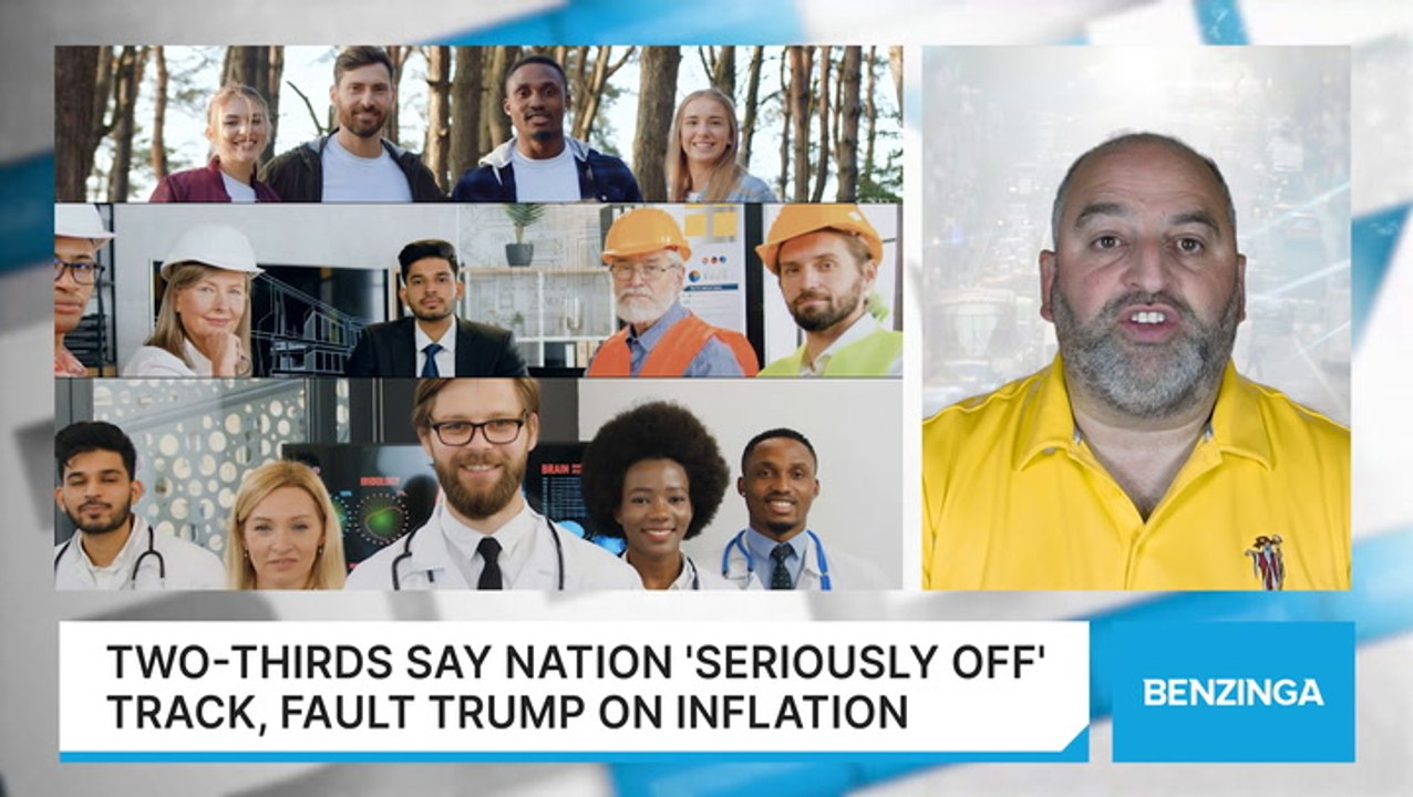 Two-Thirds Say Nation 'Seriously Off' Track, Fault Trump On Inflation