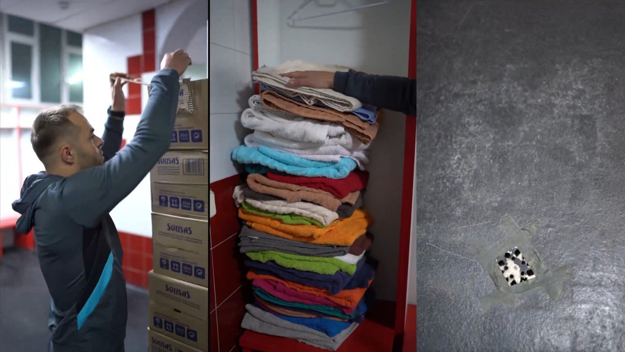 La atónita reacción del Lech Poznan al ver los vestuarios del Rayo: "Como en los años 80..."