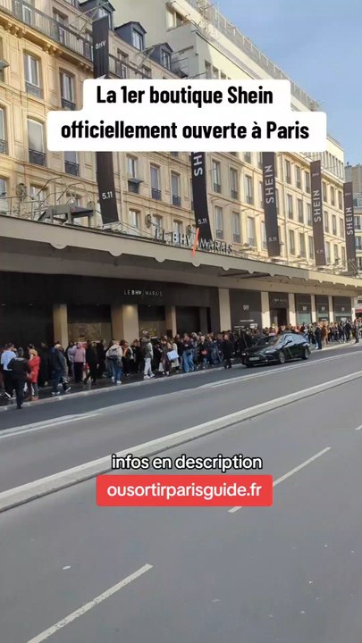 shein ouverture à Paris