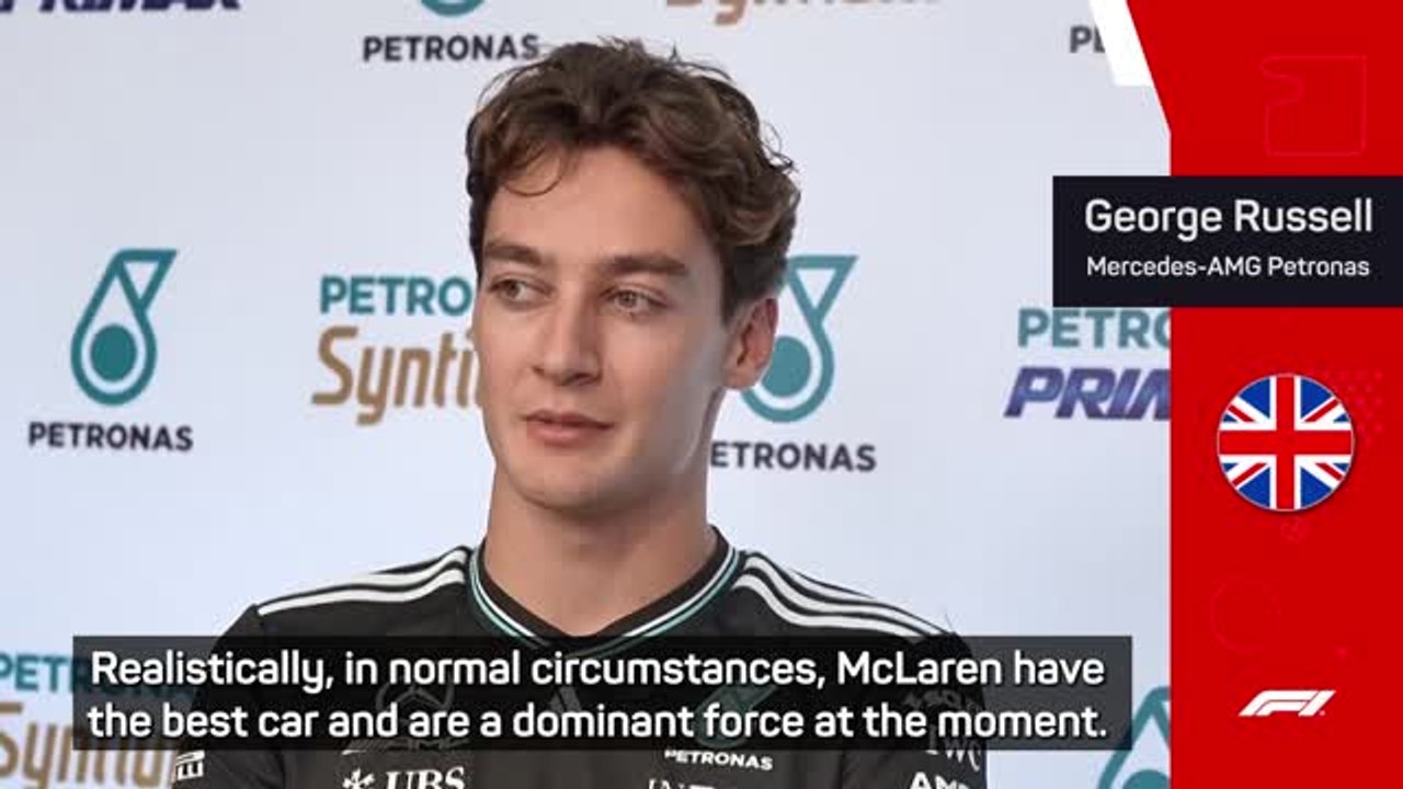 Russell admits McLaren are the dominant force in F1