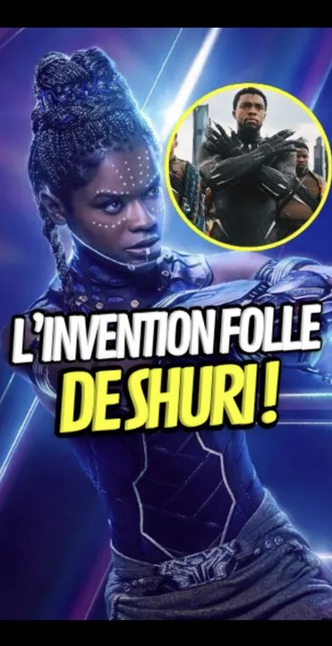 L’invention folle de Shuri… #shuri #blackpanther #chadwickboseman #mcu #onregardequoi