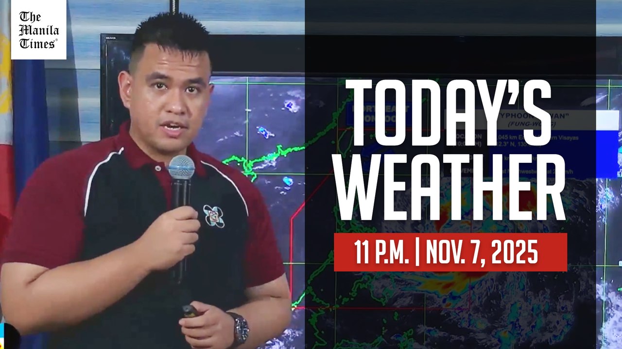 Today's Weather, 11 P.M. | Nov. 7, 2025
