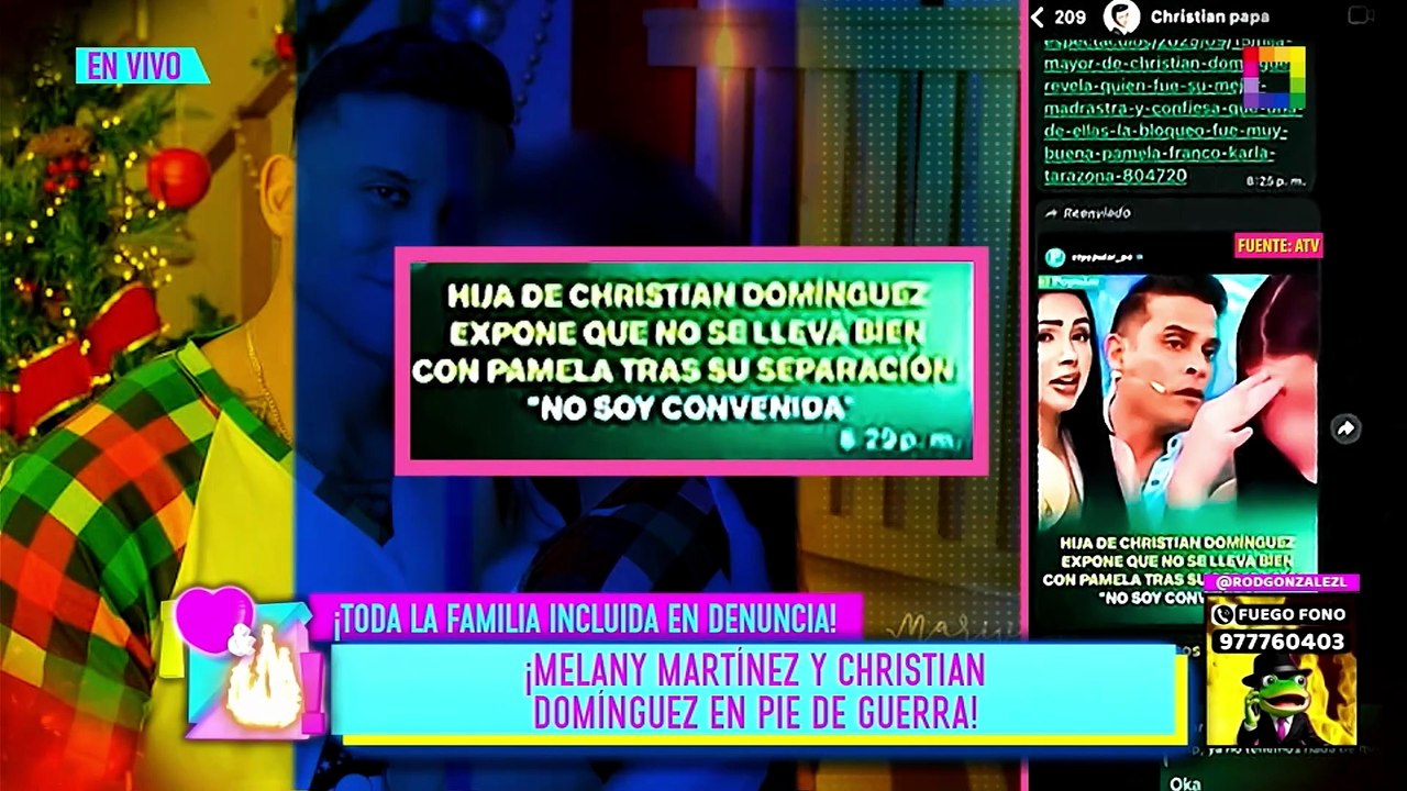 ¡MELANY MARTÍNEZ Y CHRISTIAN DOMÍNGUEZ EN PIE DE GUERRA! | Willax