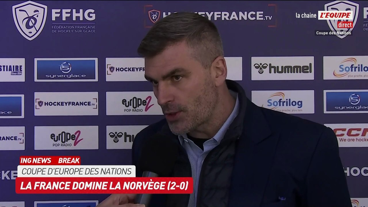 Treille, après la victoire des Bleus face à la Norvège : «L'état d'esprit est top» - Hockey sur glace - Coupe d'Europe (H) - Bleus