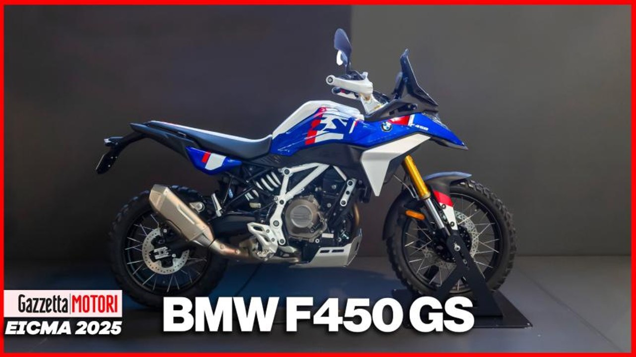 Bmw F 450 GS: debutto a Eicma 2025 per l'Adventure premium per tutti
