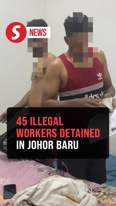 Immigration raid in Johor Baru nets 45 illegal workers