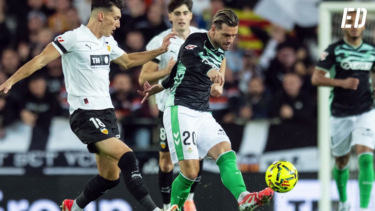 Valencia 1-1 Real Betis: Empate en Mestalla