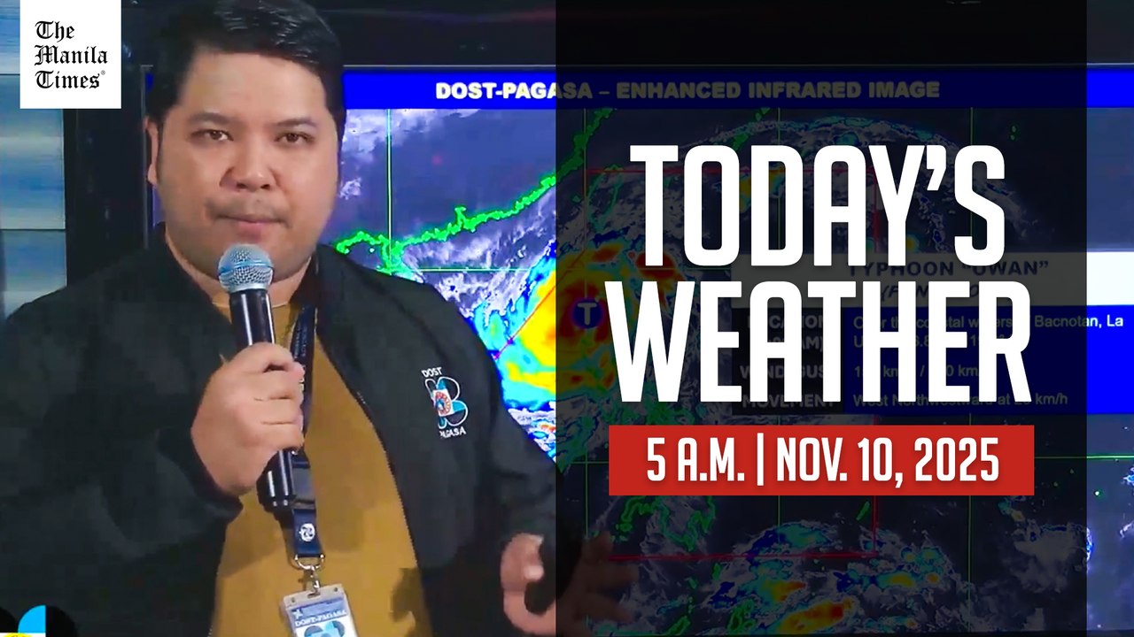 Today's Weather, 5 A.M. | Nov. 10, 2025