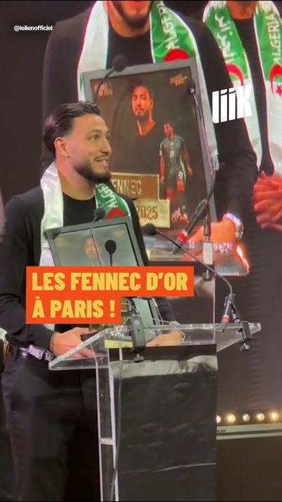 Fennec d'Or 2025 à Paris : Ramy Bensebaini Couronné Meilleur Joueur 🏆
