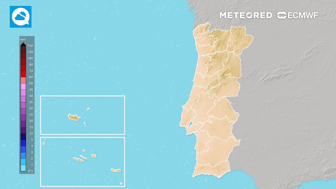 Uma frente estacionária produzirá chuva forte