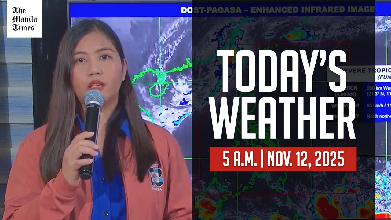 Today's Weather, 5 A.M. | Nov. 12, 2025