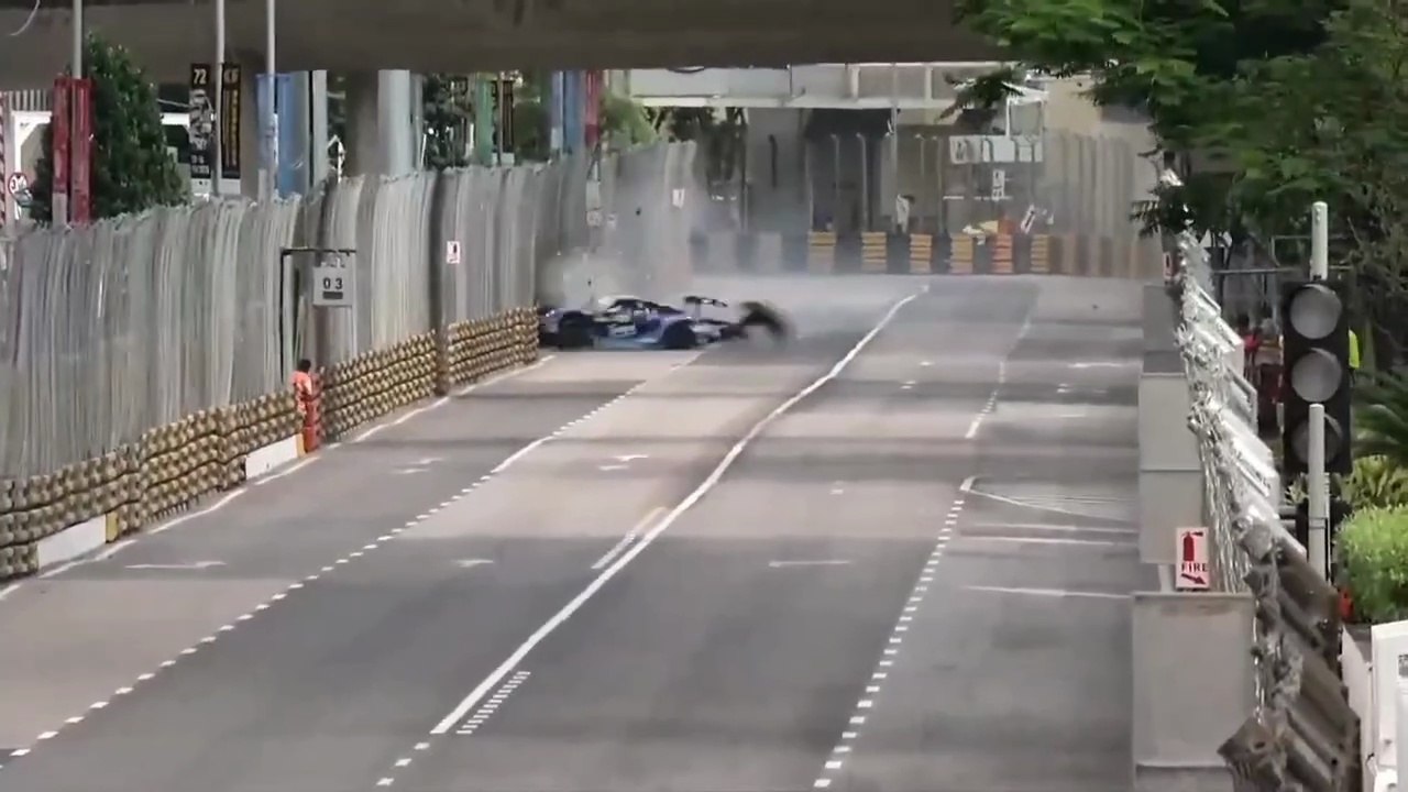 GT World Cup 2025 Macau FP1 Vanthoor Big Crash