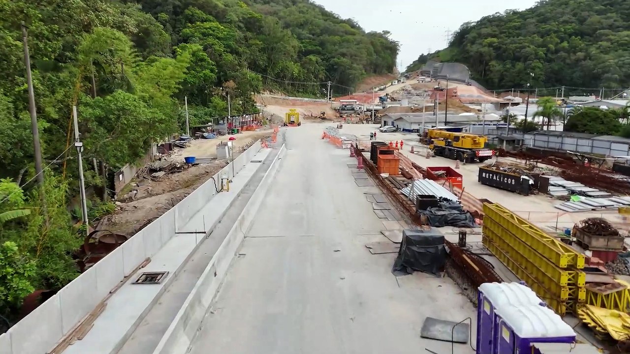 Ponte de Guaratuba chega a 80% de execução