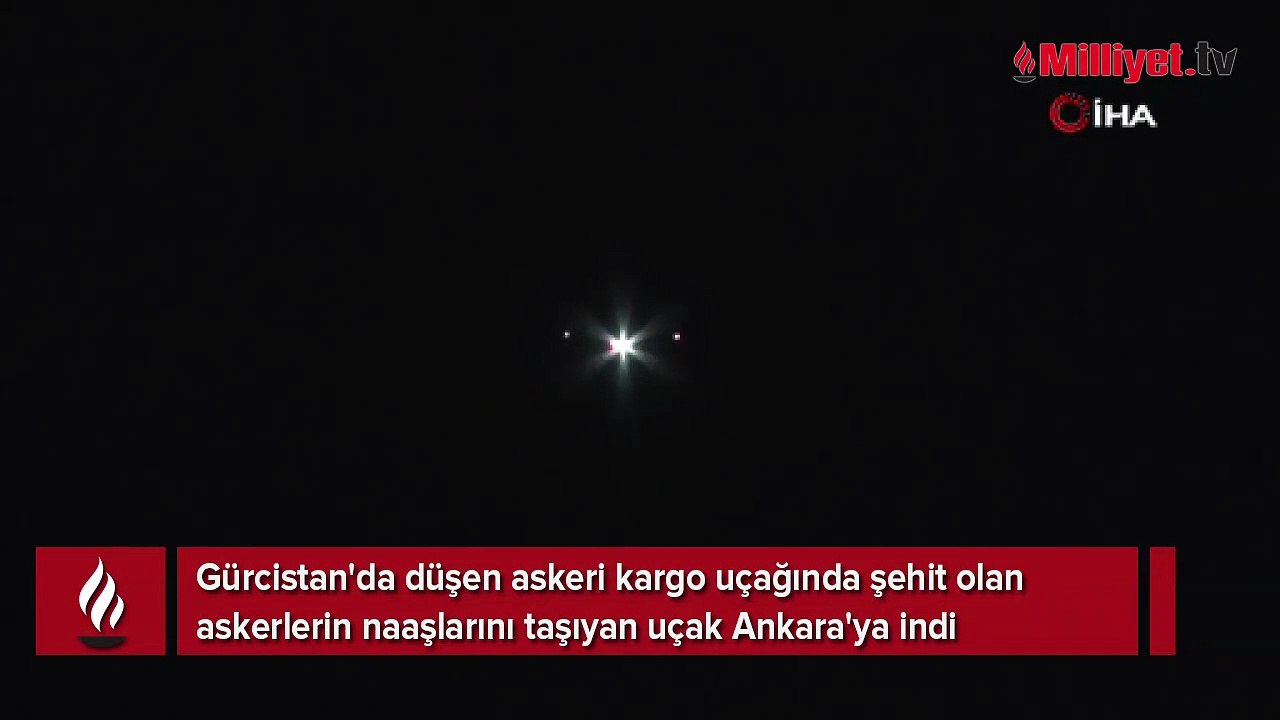Gürcistan'tan havalanan uçak Ankara'ya iniş yaptı
