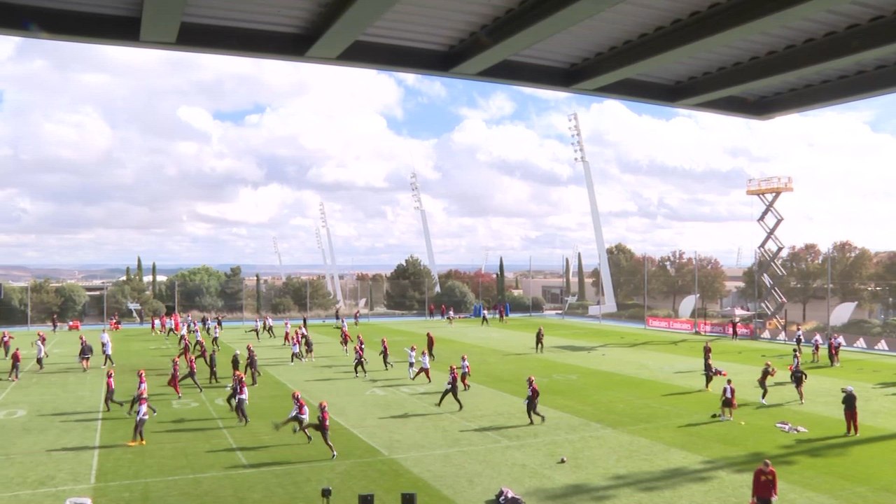 Entrenamiento de Washington Commanders en Valdebebas