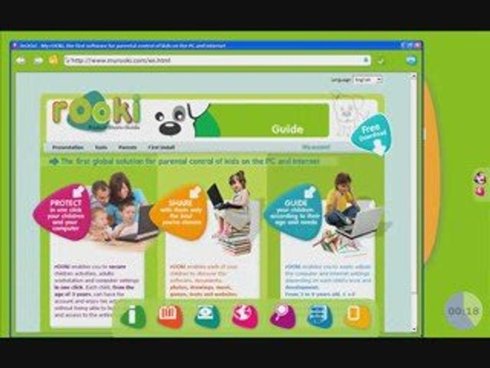 rOOki : the first Parental Control for the Personal Computer