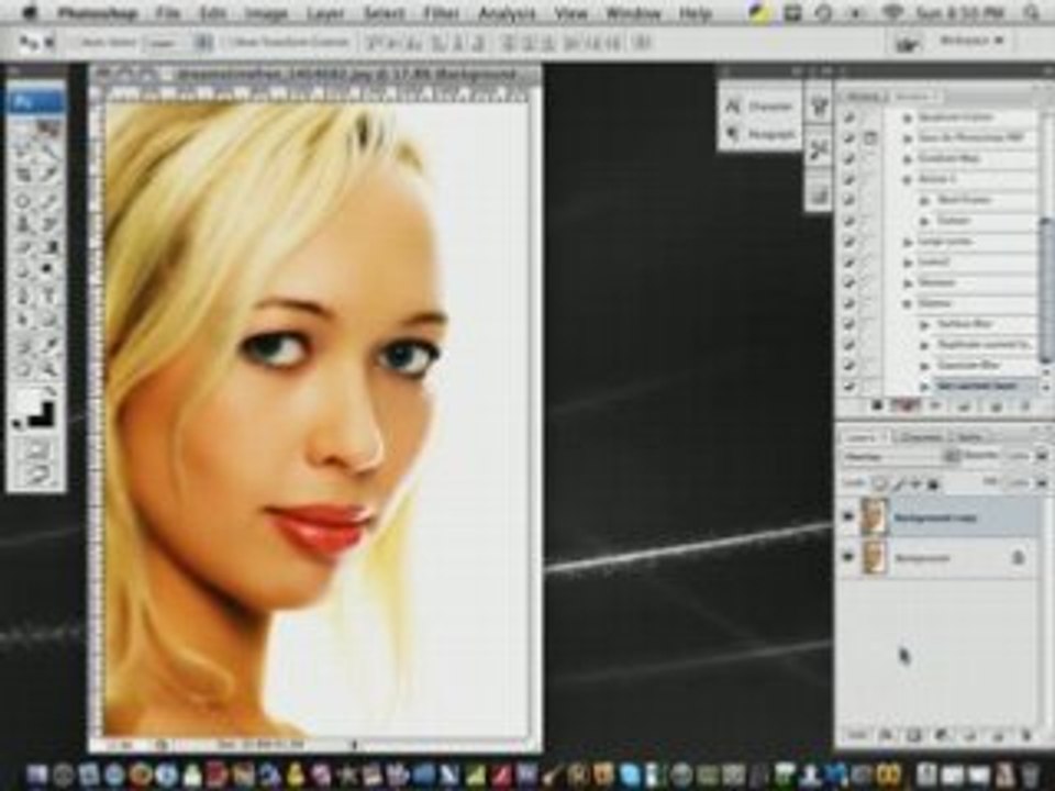 Actions in Photoshop explained