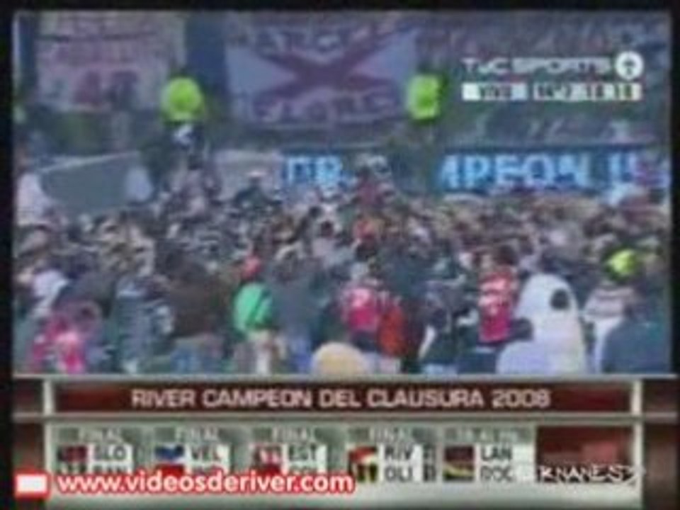 River Campeon Clausura 08 - Entrevistas Post-partido