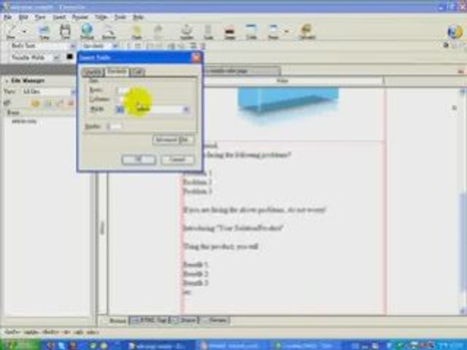 How To Create A Sales Copy Webpage Using Kompozer
