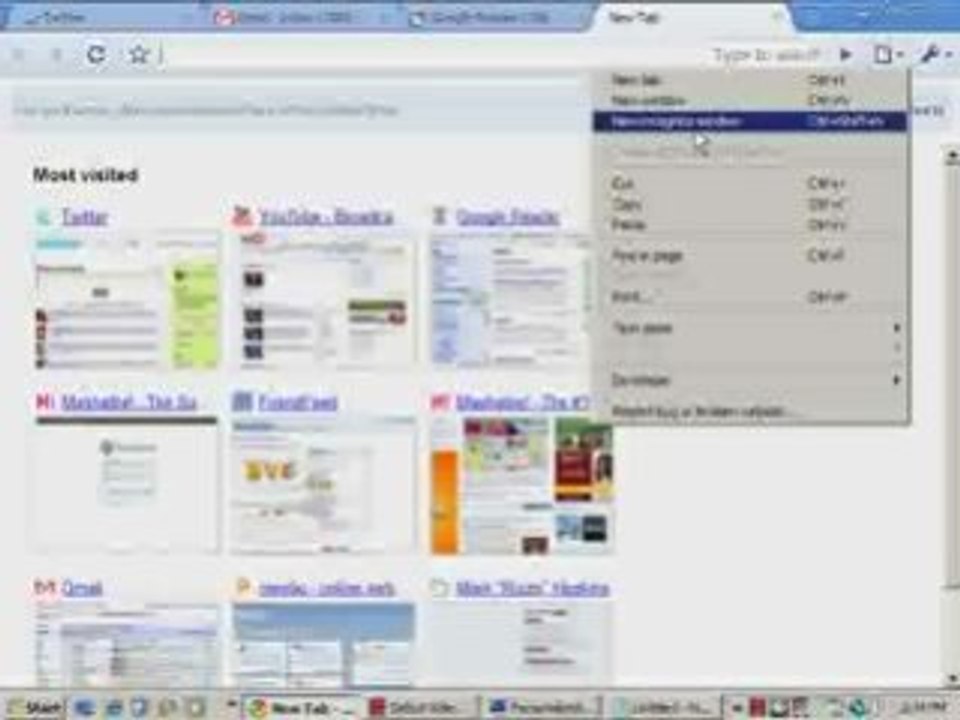 Google Chrome Screencast