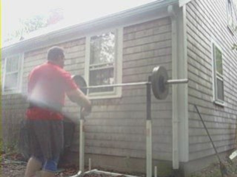 Push Press 295 x 2, 260 x 7